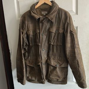 J Crew Wallace and Barnes waxed field jacket L